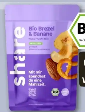 REWE Center Share Nuss-Frucht-Mix Bio Brezel und Banane Angebot