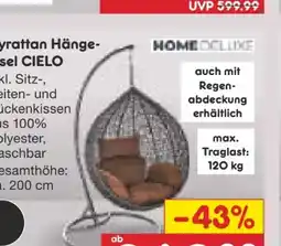 Netto Marken-Discount Home Deluxe Polyrattan-Hängesessel Cielo Angebot