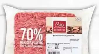 E-Center Bio Bühler Hackfleisch Angebot