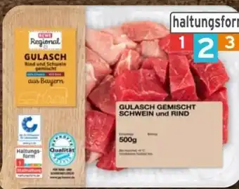 nahkauf Rewe Regional Schweine-Schinken Gulasch Angebot