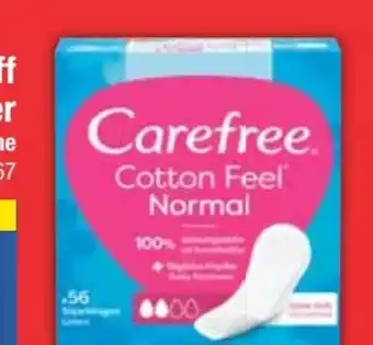 E-Center Carefree Cotton Feel Normal Slipeinlagen Angebot