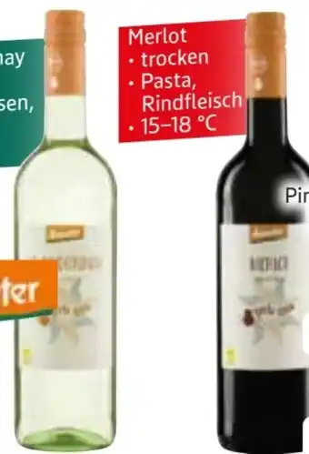 Edeka Peter Riegel Perla Terra Bio Merlot Vegan Angebot