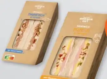 tegut Natsu Sandwich einfach Gut Thunfisch und Paprika Angebot