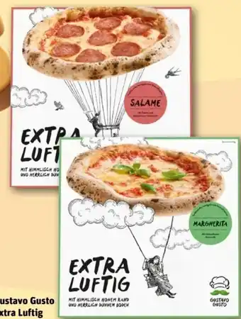 REWE Center Gustavo Gusto Extra Luftig Pizza Salame Angebot