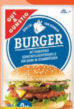 Edeka Gut & Günstig Burger Angebot