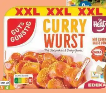 Edeka Gut & Günstig Currywurst XXL Angebot