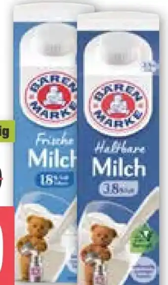 Edeka Bärenmarke Frische Milch Angebot