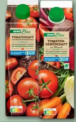 REWE Center Rewe Bio Tomaten-Gemüsesaft Angebot