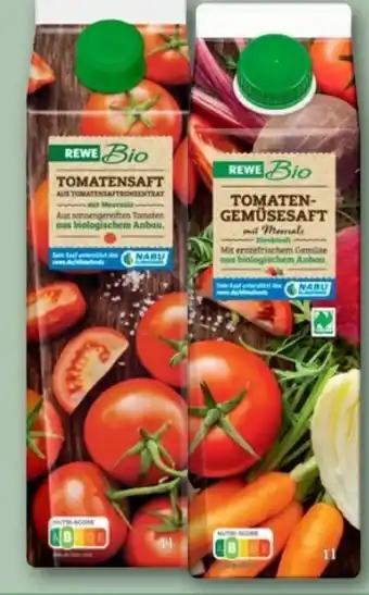 REWE Center Rewe Bio Tomaten-Gemüsesaft Angebot