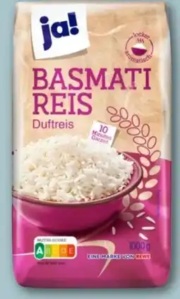 REWE Center ja! Basmati Duftreis Angebot