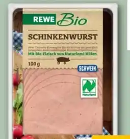 REWE Center Rewe Bio Bio-Schinkenwurst Angebot