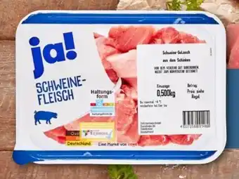 REWE Center ja! Schweine-Gulasch Angebot