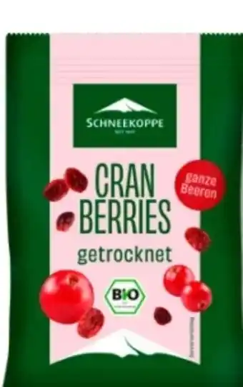 Budni Schneekoppe Bio Cranberries Angebot