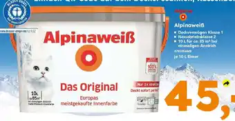 Globus Baumarkt Alpina Alpinaweiß Angebot