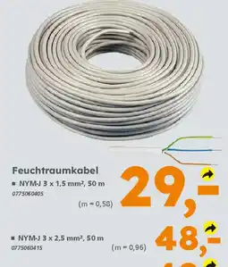 Globus Baumarkt Feuchtraumkabel Angebot