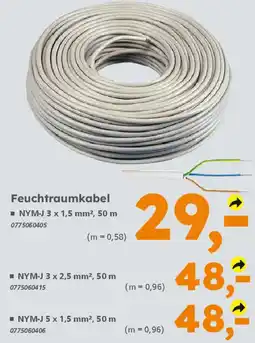 Globus Baumarkt Feuchtraumkabel Angebot