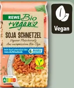 REWE Rewe Bio + vegan Soja Schnetzel Veganer Fleischersatz Angebot