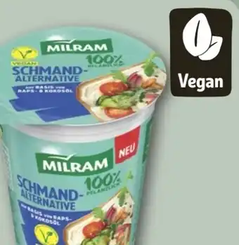 REWE Milram Schmand Alternative Vegan Angebot