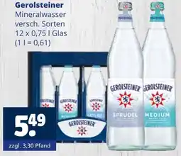 Getränkewelt Gerolsteiner mineralwasser Angebot