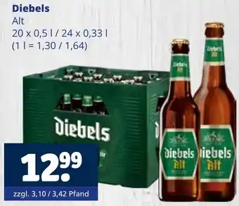 Getränkewelt Diebels alt Angebot