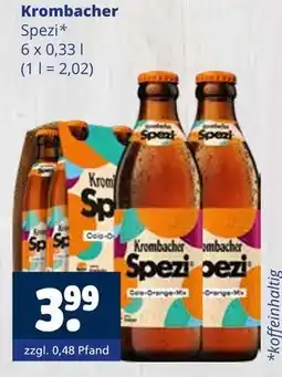 Getränkewelt Krombacher spezi Angebot