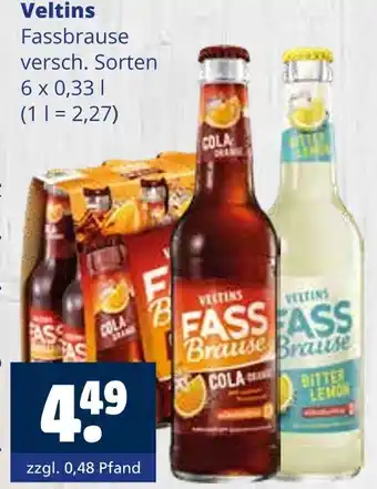 Getränkewelt Veltins cola orange oder bitter lemon Angebot