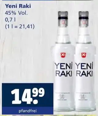 Getränkewelt Yeni raki yeni raki Angebot