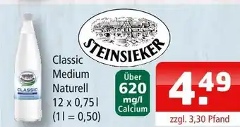 Getränke Oase Steinsieker classic medium naturell Angebot