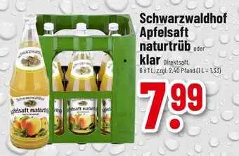 trinkgut Schwarzwaldhof apfelsaft naturtrüb oder klar Angebot