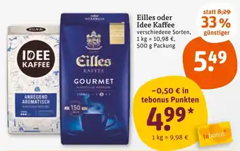 tegut Eilles oder idee kaffee Angebot