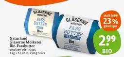 tegut Naturland gläserne molkerei bio-fassbutter Angebot