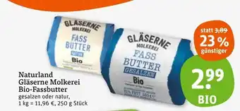 tegut Naturland gläserne molkerei bio-fassbutter Angebot