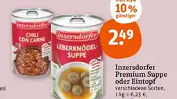 tegut Inzersdorfer premium suppe oder eintopf Angebot