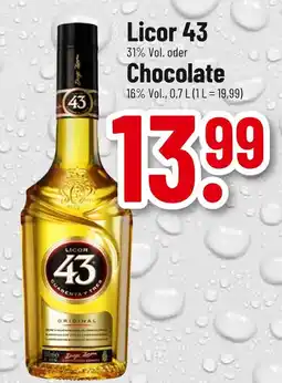 trinkgut Licor 43 chocolate Angebot