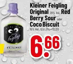 trinkgut Kleiner feigling original oder red berry sour oder coco biscuit Angebot