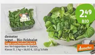 tegut Demeter, tegut... bio-feldsalat Angebot