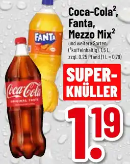 trinkgut Coca-cola coca-cola² oder fanta oder mezzo mix² Angebot