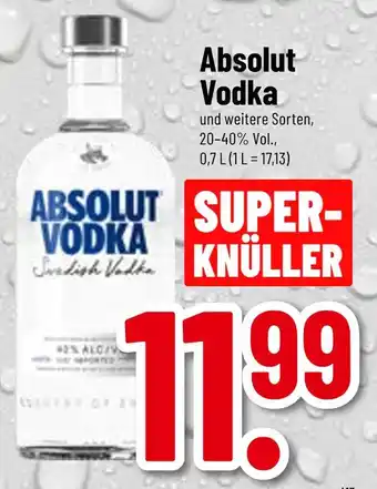 trinkgut Absolut vodka Angebot