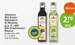 tegut Alnatura bio-aceto balsamico di modena g. g. a. oder bio-condimento bianco Angebot