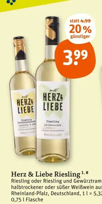 tegut Herz & liebe riesling Angebot