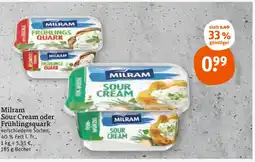 tegut Milram sour cream oder frühlingsquark Angebot