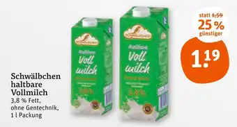 tegut Schwälbchen haltbare vollmilch Angebot