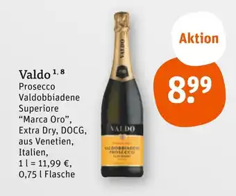 tegut Valdo prosecco Angebot