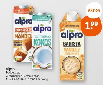 tegut Alpro h-drink Angebot