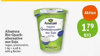 tegut Alnatura bio-quarkalternative aus soja Angebot