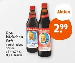 tegut Rotbäckchen saft Angebot