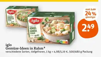 tegut Iglo gemüse-ideen in rahm Angebot