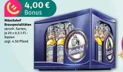 nahkauf Mönchshof 4,00 € bonus Angebot