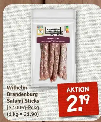 nahkauf Wilhelm brandenburg salami sticks Angebot