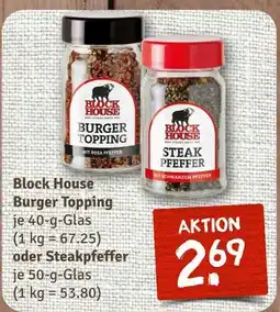 nahkauf Block house burger topping oder steakpfeffer Angebot